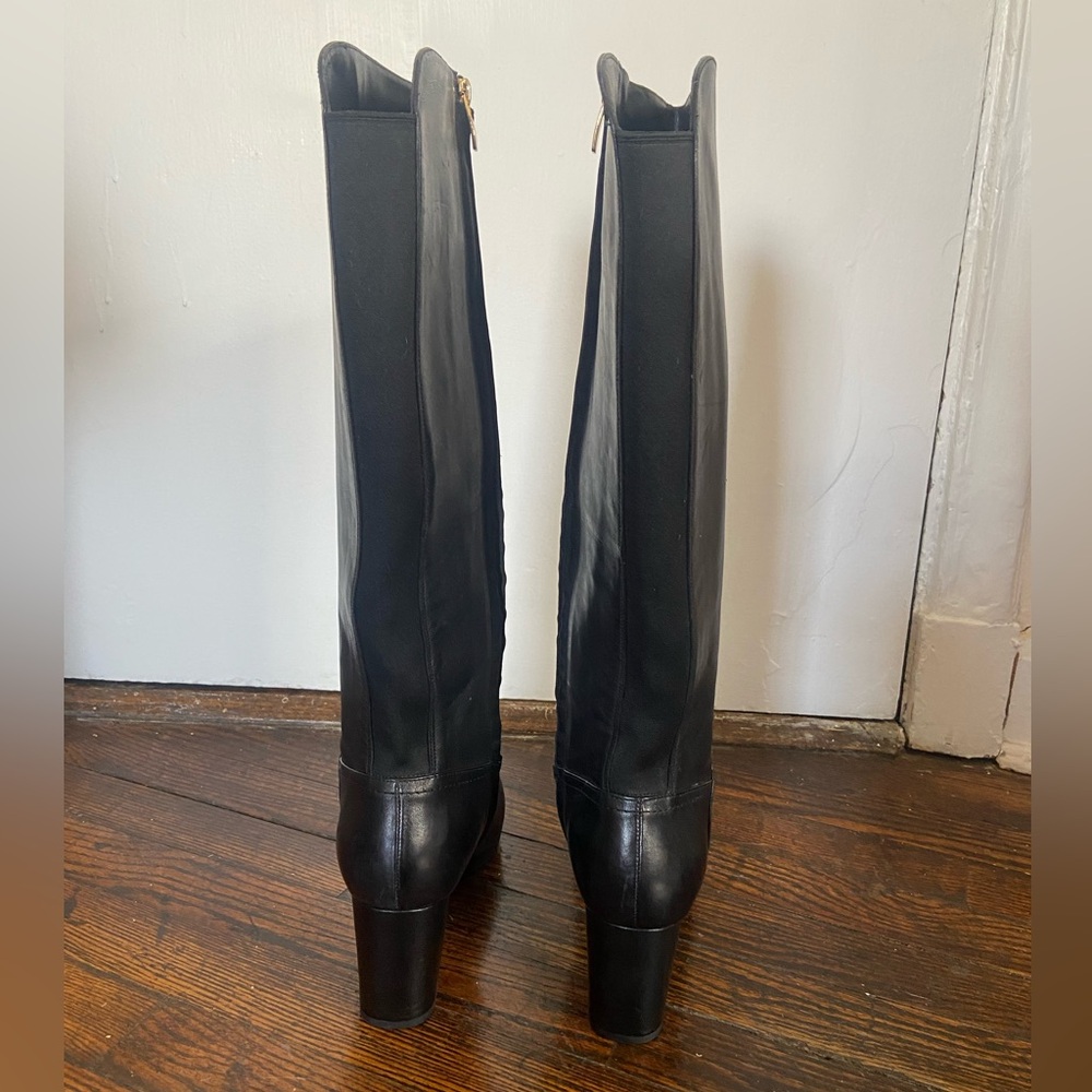 Clarks Sz 10 Knee High Leather Boots - Picture 3 of 8